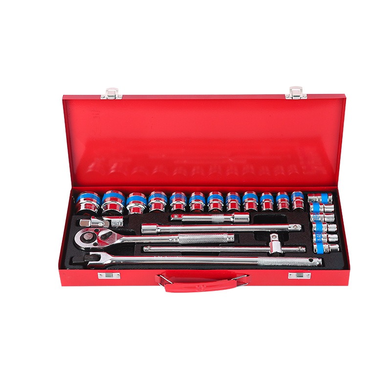 24-Piece Auto Repair Socket Set, Multi-Specification Extended Socket Wrench, Auto Repair Tools, Hardware Auto Repair Kit 24-Piece Auto Repair Socket Set, Multi-Specification Extended Socket Wrench, Auto Repair Tools, Hardware Auto Repair Kit